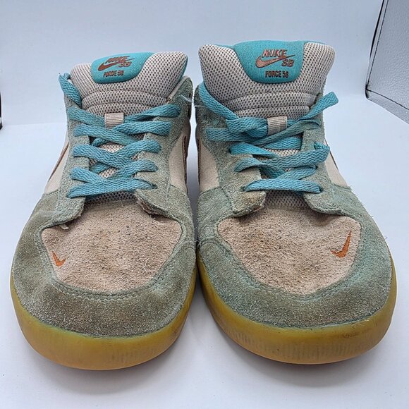 Nike SB Force 58 Mens Size 10.5 Green Frost Dark Russet Sneaker Shoes Casual main image 4